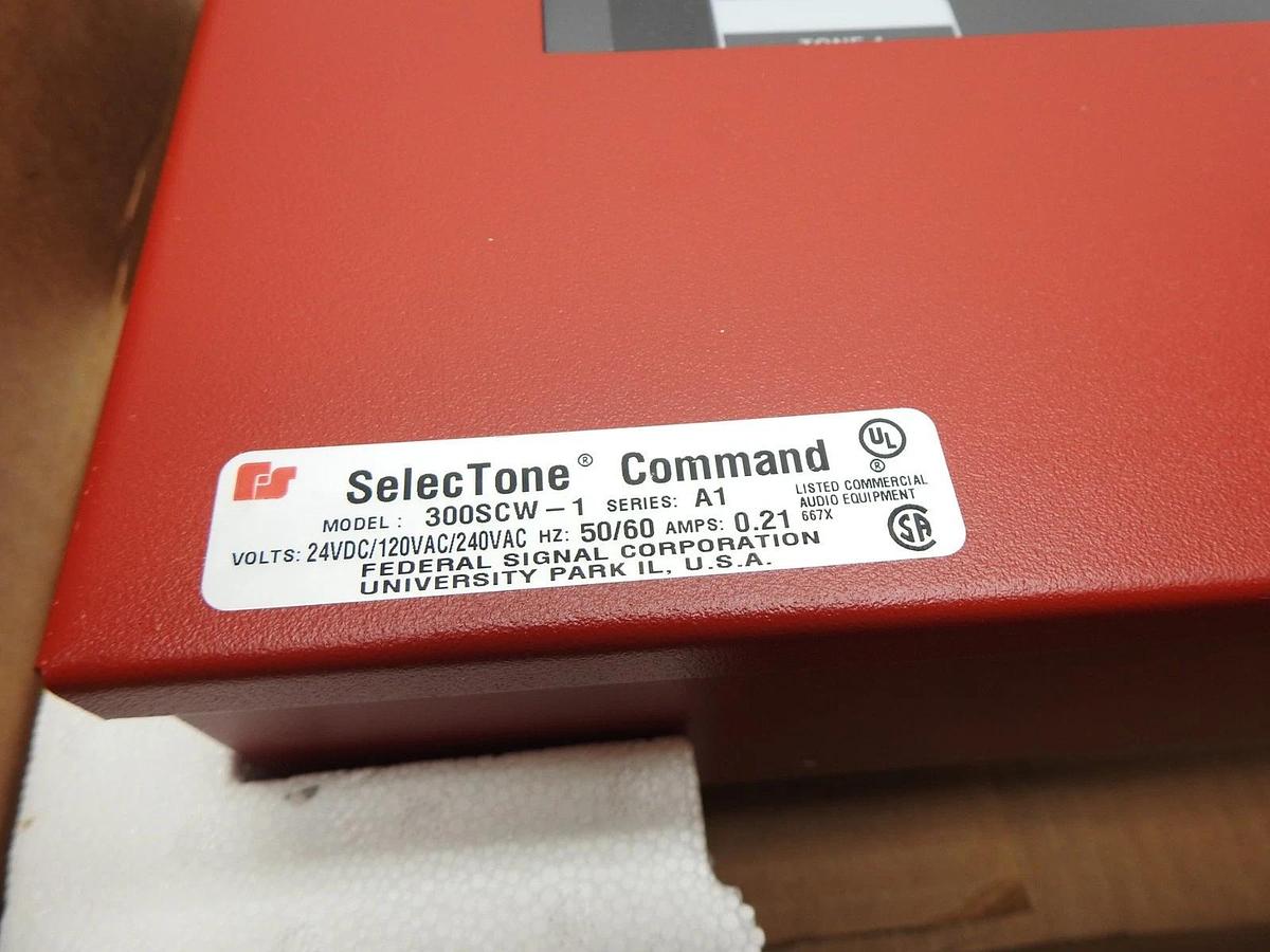 Federal-Signal 300SCW-1 SelecTone Command Unit - NEW IN OPENED BOX!!!