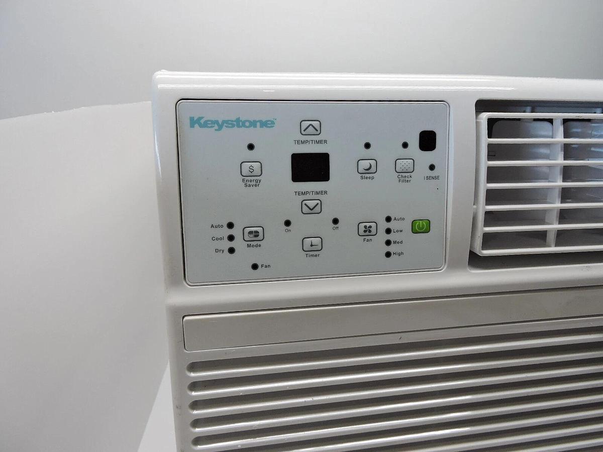 Keystone 14,000 BTU 230V Through-The-Wall AC Remote Sleep Mode - NOB NEW!