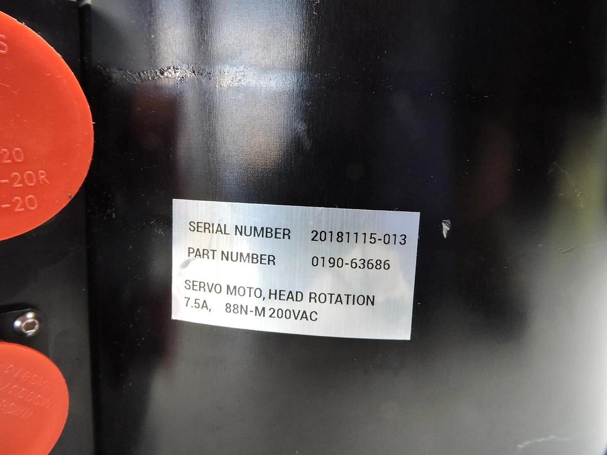 0190-63686 Servo Motor Head Rotation 7.5A, 88N-M 220 VAC 340-140-11031 - NOB NEW