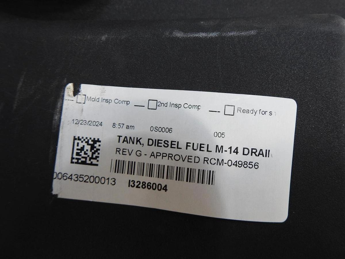 Diesel Fuel Tank M-14 Drain RCM-049856 (24.5" x 19") - NEW!