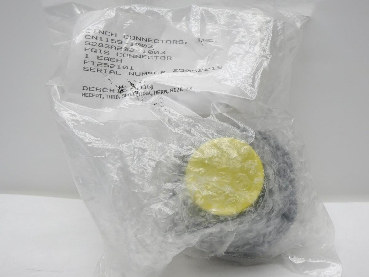 Cinch CN1159-1003 Bulk Head Feed-Through Receptacle Connector GENUINE NEW!