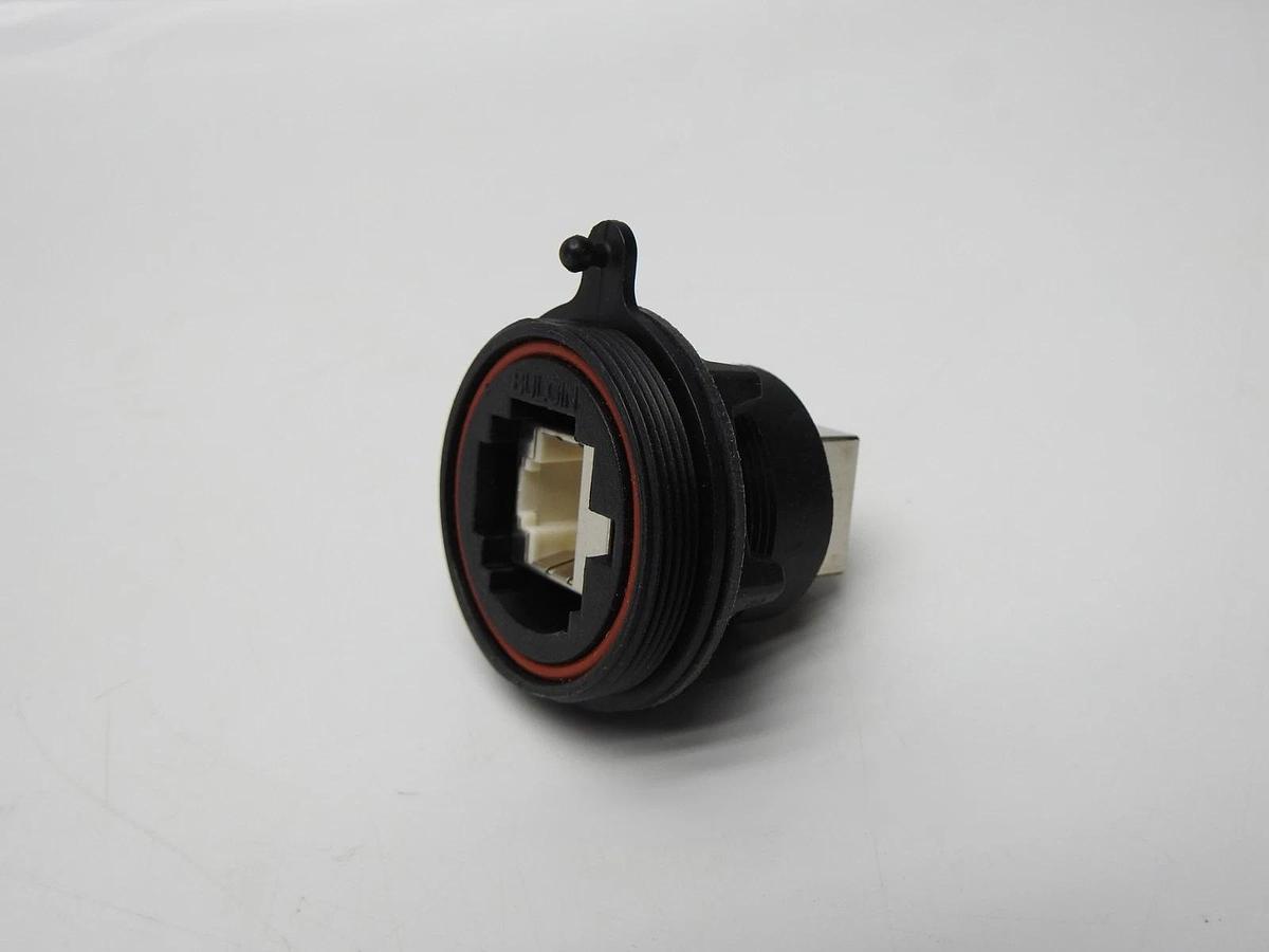 Bulgin PX0833 Panel Mount Modular In Line Connector Cat5e Coupler - NEW!!!