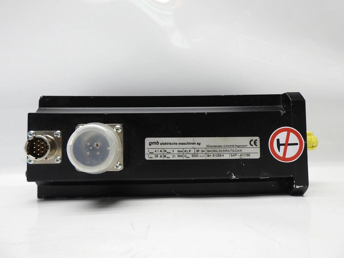 BAG BAC90L303RATS Servo Motor BAC90L30/3/RA/TS 29 AMP, 4.1 AMP 3000 N/MIN - NEW
