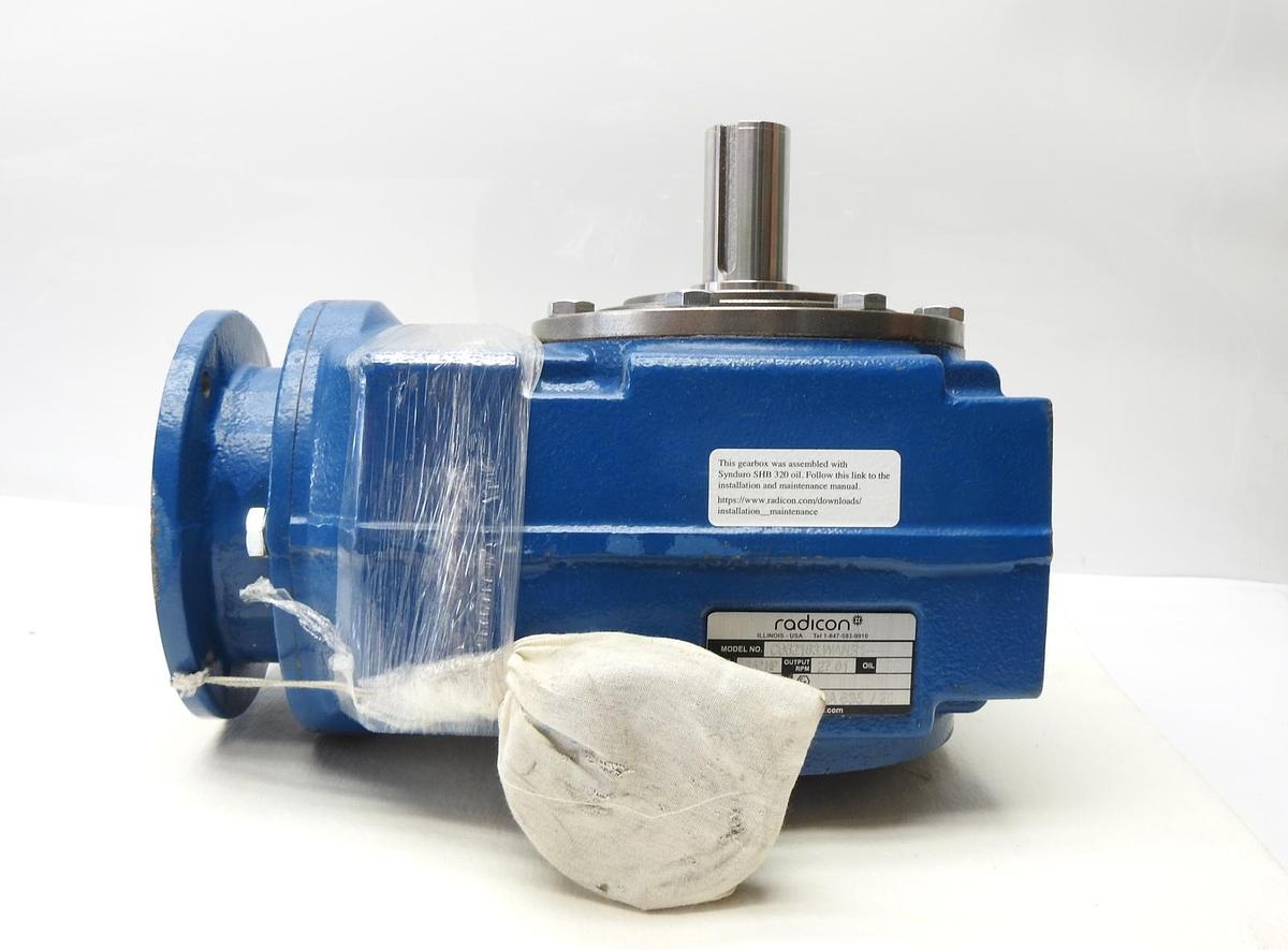 Radicon C062163.WANR1 Series C Gearbox 27.01 Output RPM, 3.52HP, 64.8 Ratio NEW
