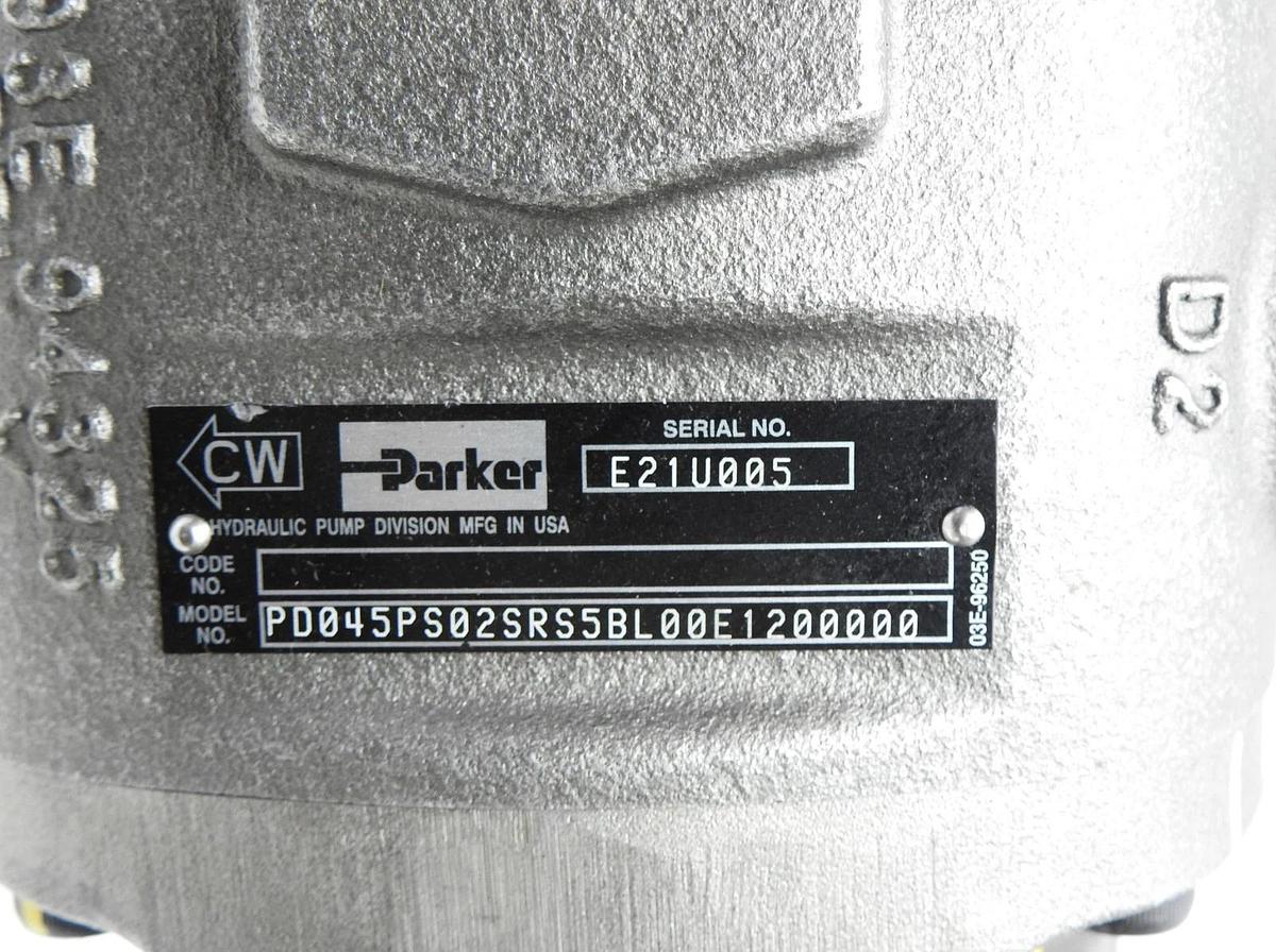 GENUINE Parker P1/PD 45cc Series Medium Pressure Mobile Piston Pump PD045 PS 02