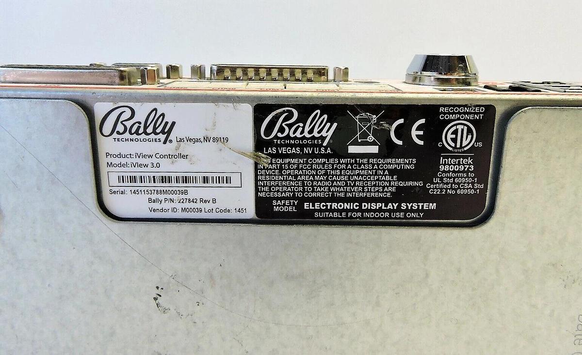Bally iView 3.0 Controller iView Controller - NEW
