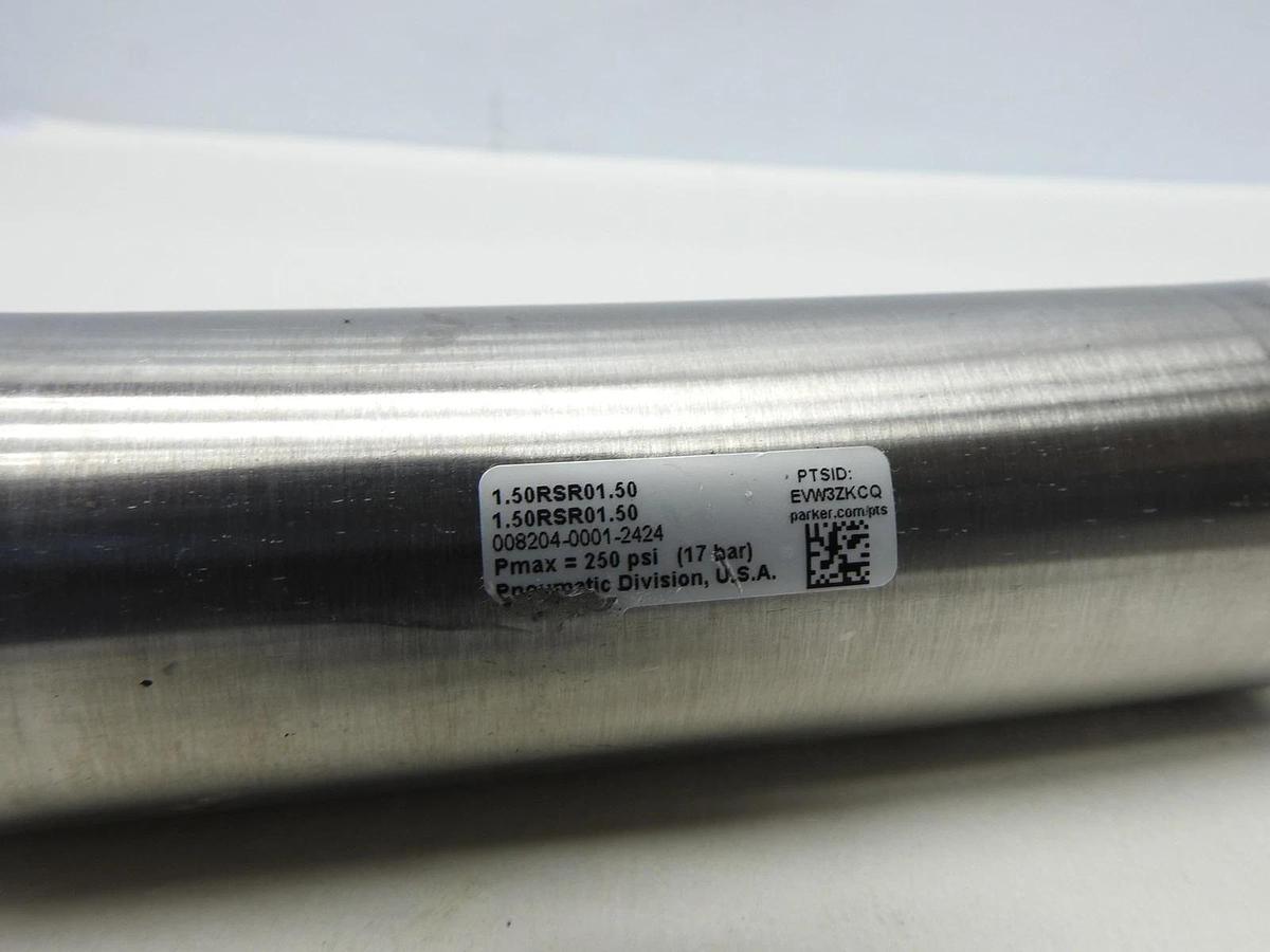 OEM Parker 1.50RSR01.50 Pneumatic Round Body Air Cylinder Pmax=250 psi NEW