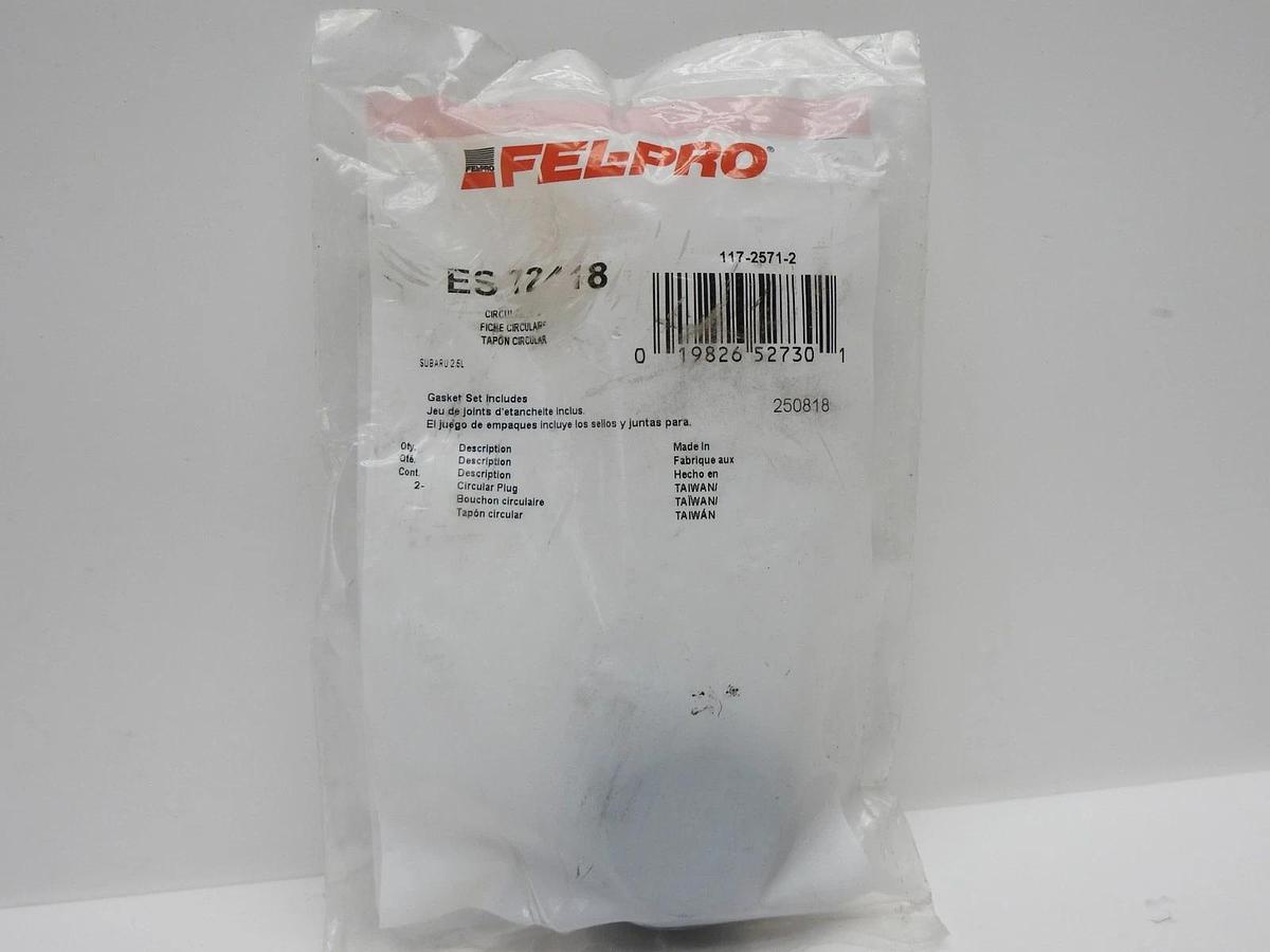 Fel-Pro ES 72418 Camshaft Plug Set For Select 99-20 Saab Subaru Models - OEM NEW