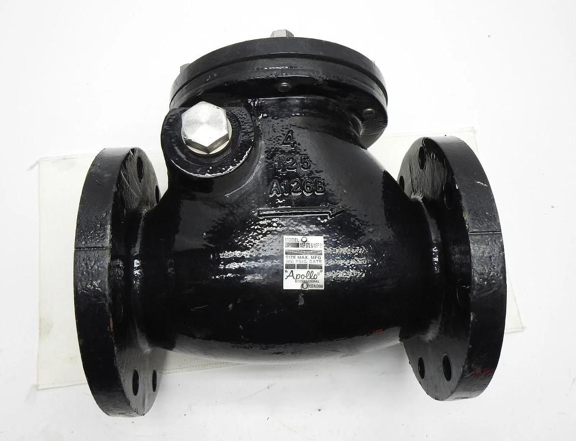 Apollo 6SC10AB1LFA 910F-LFA Swing Check Valve, 4" Nominal, Flanged End Style