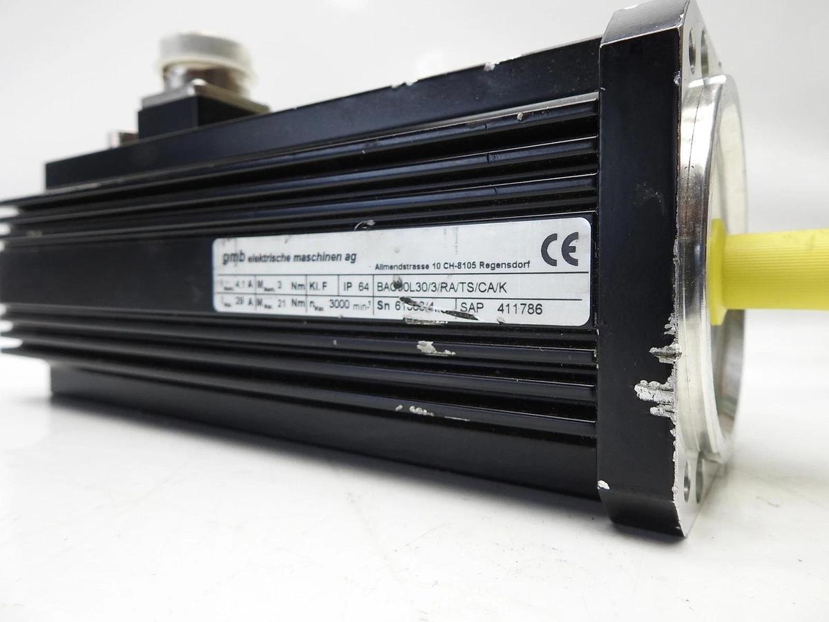 BAG BAC90L303RATS Servo Motor BAC90L30/3/RA/TS 29 AMP, 4.1 AMP 3000 N/MIN - NEW