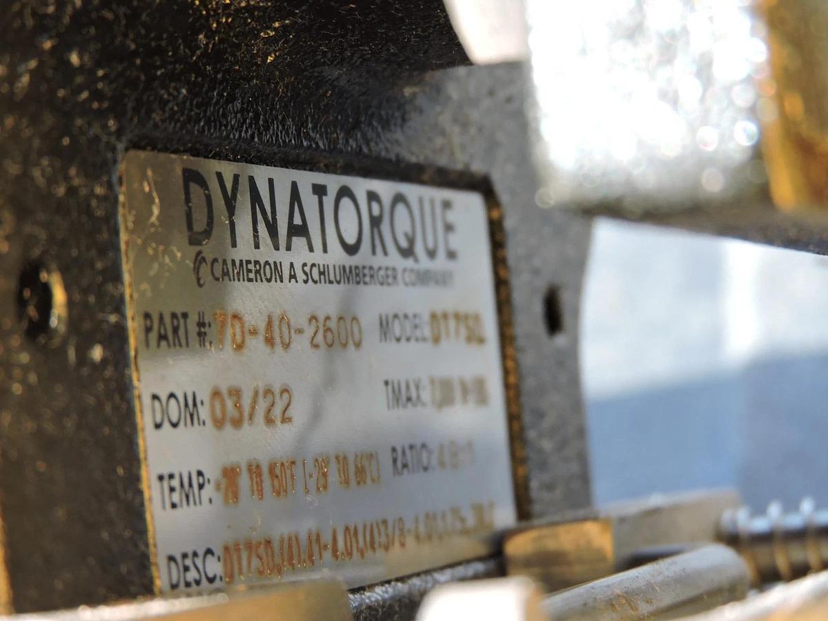 Bi-Torq Valve Automation Assembly Dynatorque 7D-40-2600 DT7SD, 48:1