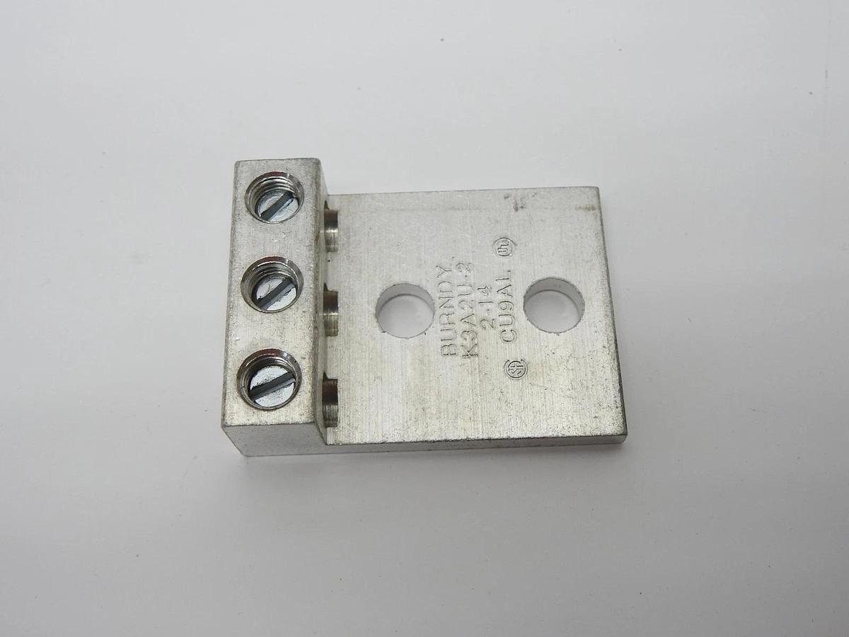 Box of 6 - Burndy K3A2U2 2 to 14 AWG, 3 COND Aluminum Universal Terminal