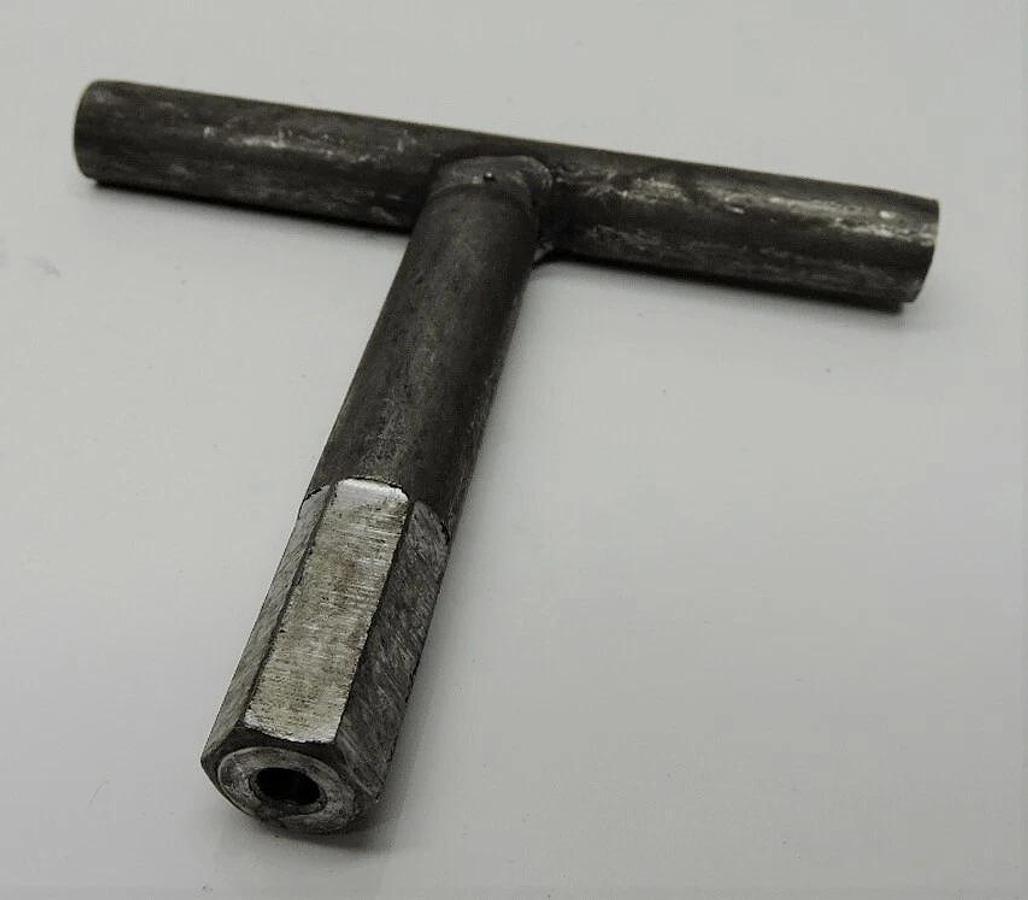 (5) Custom Machined 12mm Hex Security T-Handle Keys