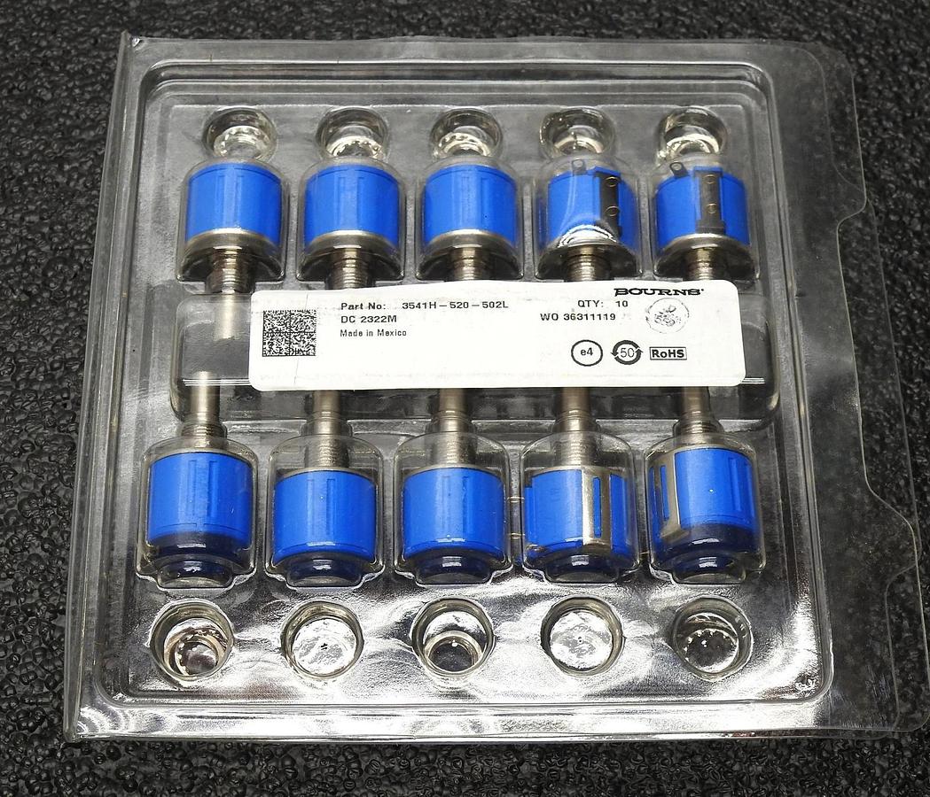 (10/pcs) Bourns 3541H-520-502L DC 2322M 5K OHM Potentiometer (x10)