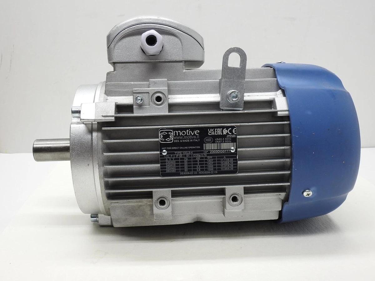 Motive 100LB-4 Electric Motor kW 3 3ph 400v 50hz - NOB NEW - READ DESC