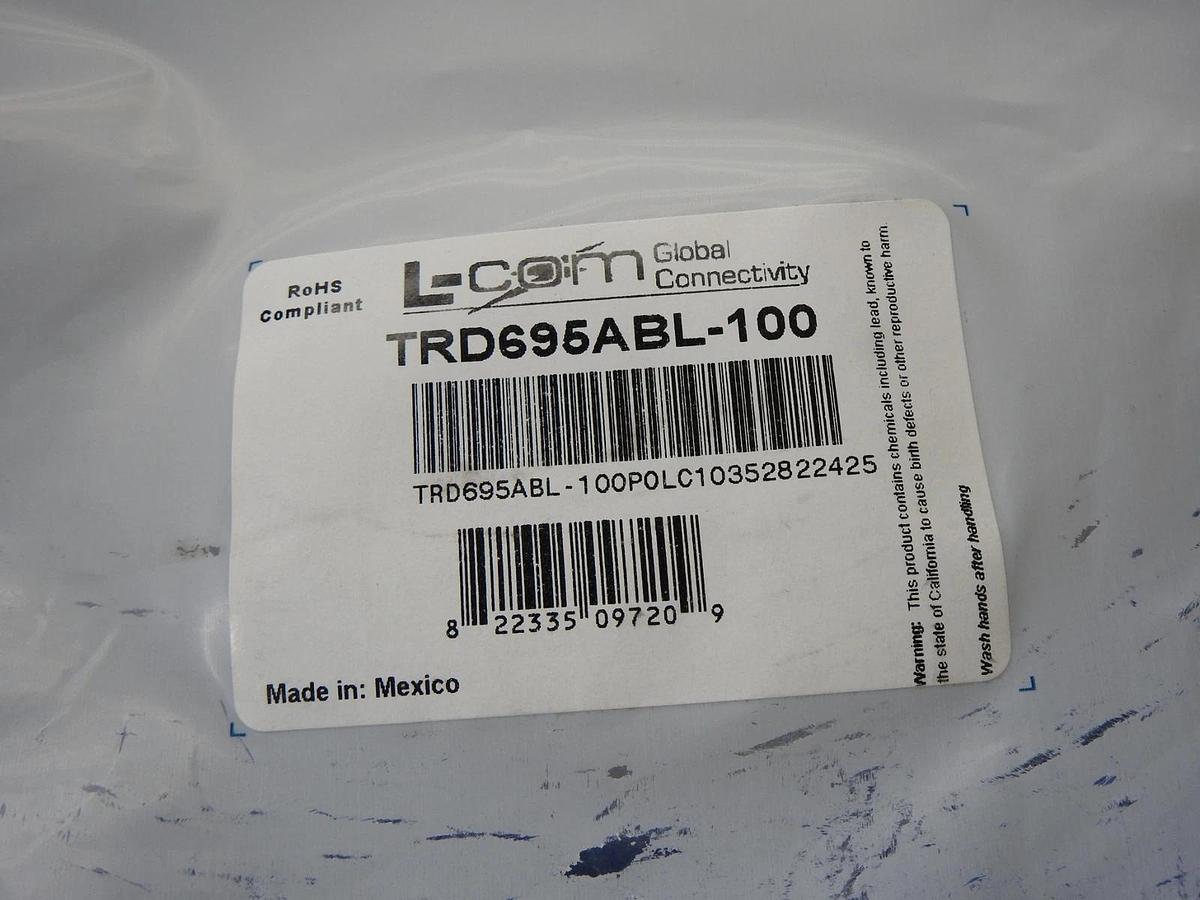 100ft L-COM TRD695ABL-100 Premium Blue Cable RJ45/RJ45 TRD695ABL100 - NEW!