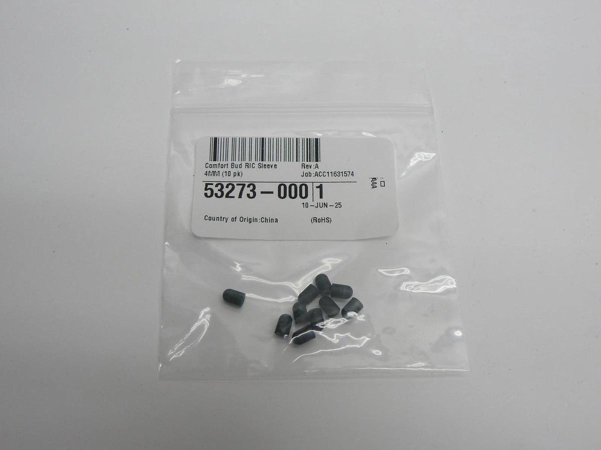 (10 / pack) Starkey Comfort Dome RIC Sleeve – 4mm