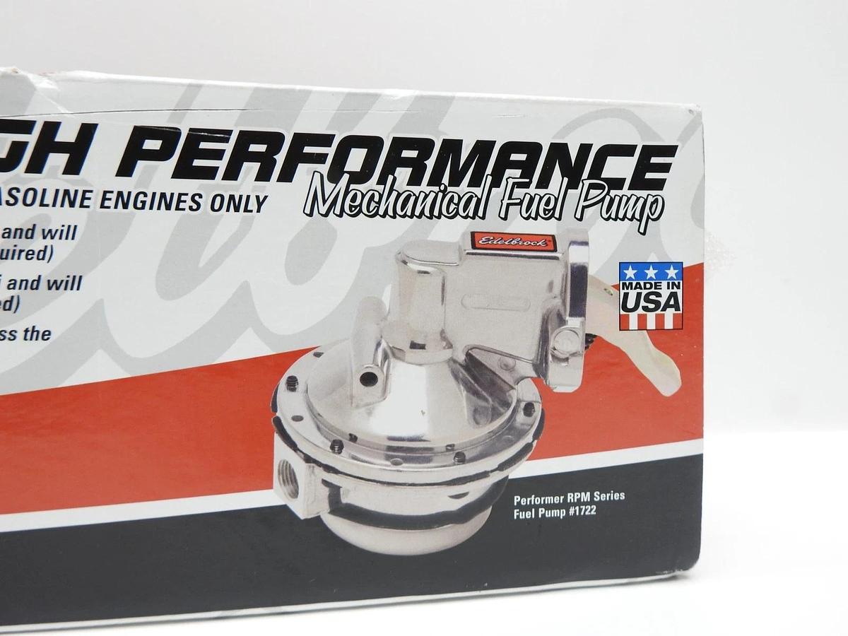 OEM Edelbrock 1725 Performer Series Street Mech. Fuel Pump for Ford/Mercury NEW