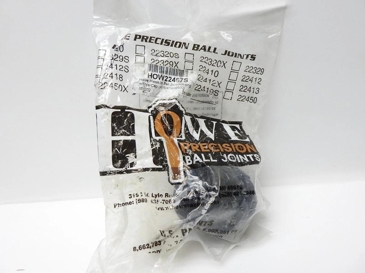 HOWE HOW22467S Press in Ball Joint Repl Housing for 22414 w/Steel Cap 22467S NEW