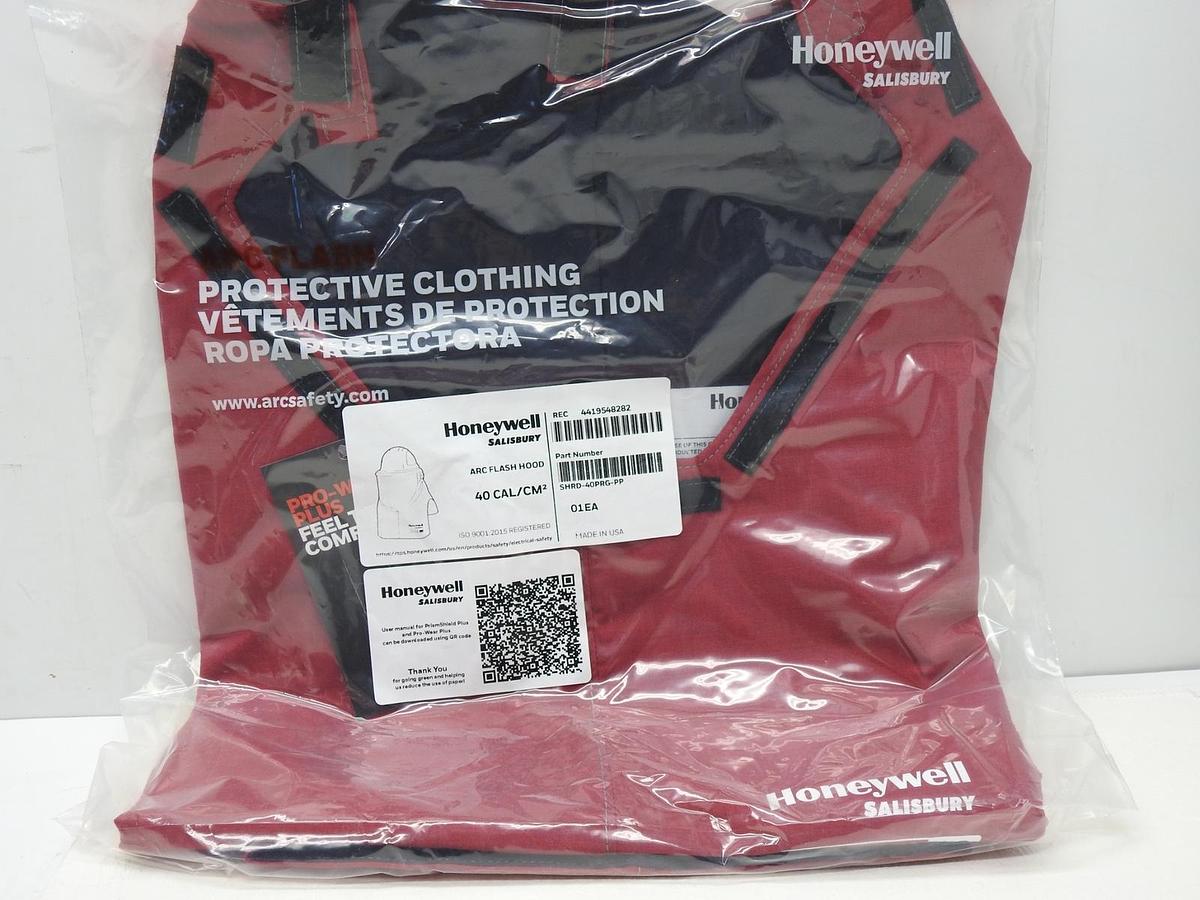 Honeywell Shroud, Red, ATPV 40 cal/sq cm SHRD-40PRG-PP ARC Flash Protect Hood
