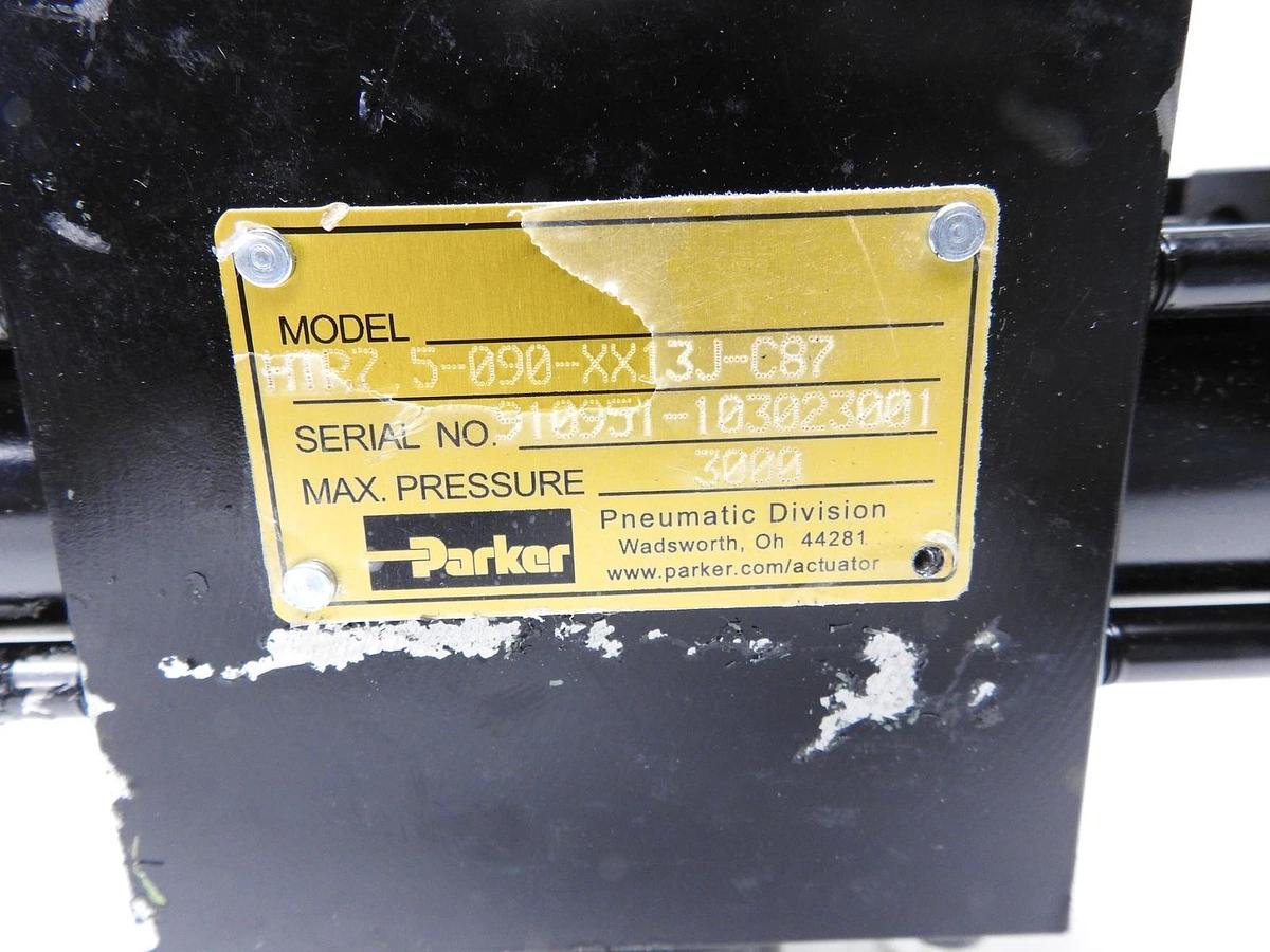 OEM Parker HTR7.5-090-XX13J-C87 Hydraulic Rotary Actuator 3000 PSI - NOB NEW!
