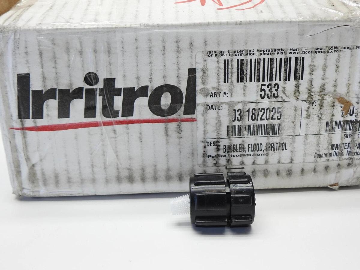(100/Box) Irritrol 533 - Adjustable Flood Bubbler NEW