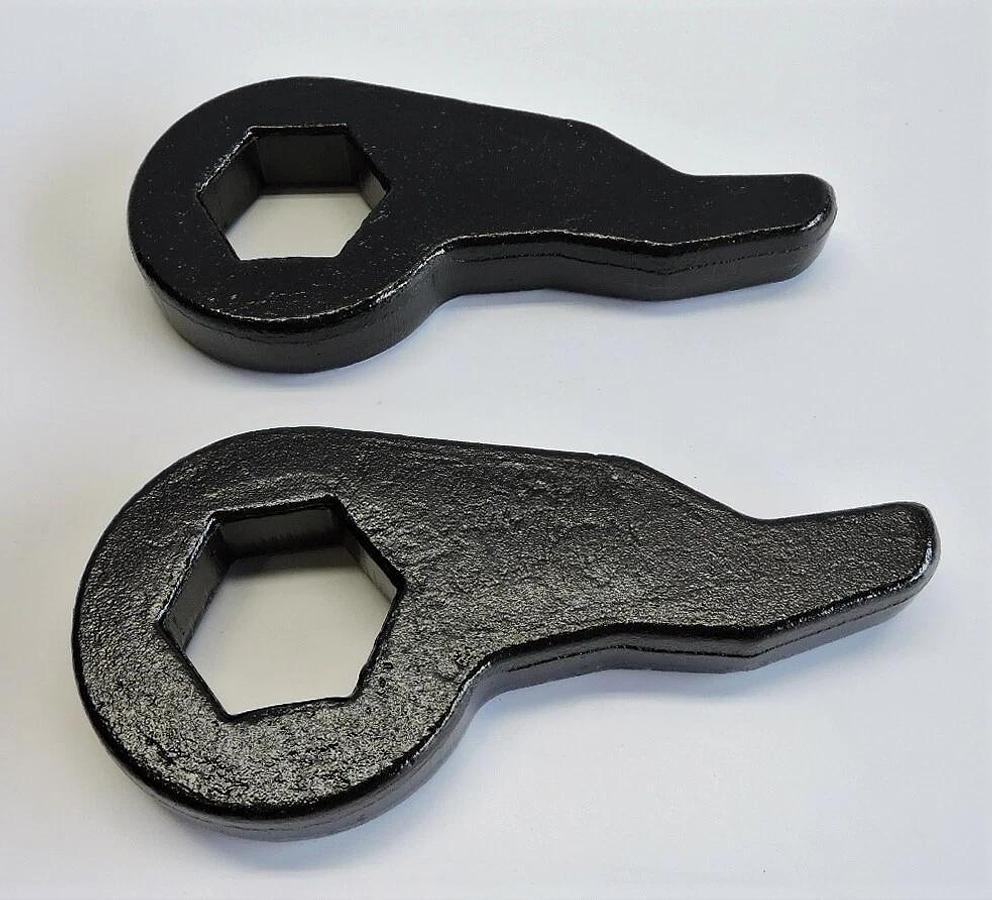 Blackhorse Racing 1"-3" Torsion Bars Key Shock Extender Brackets Chevy GMC Silve