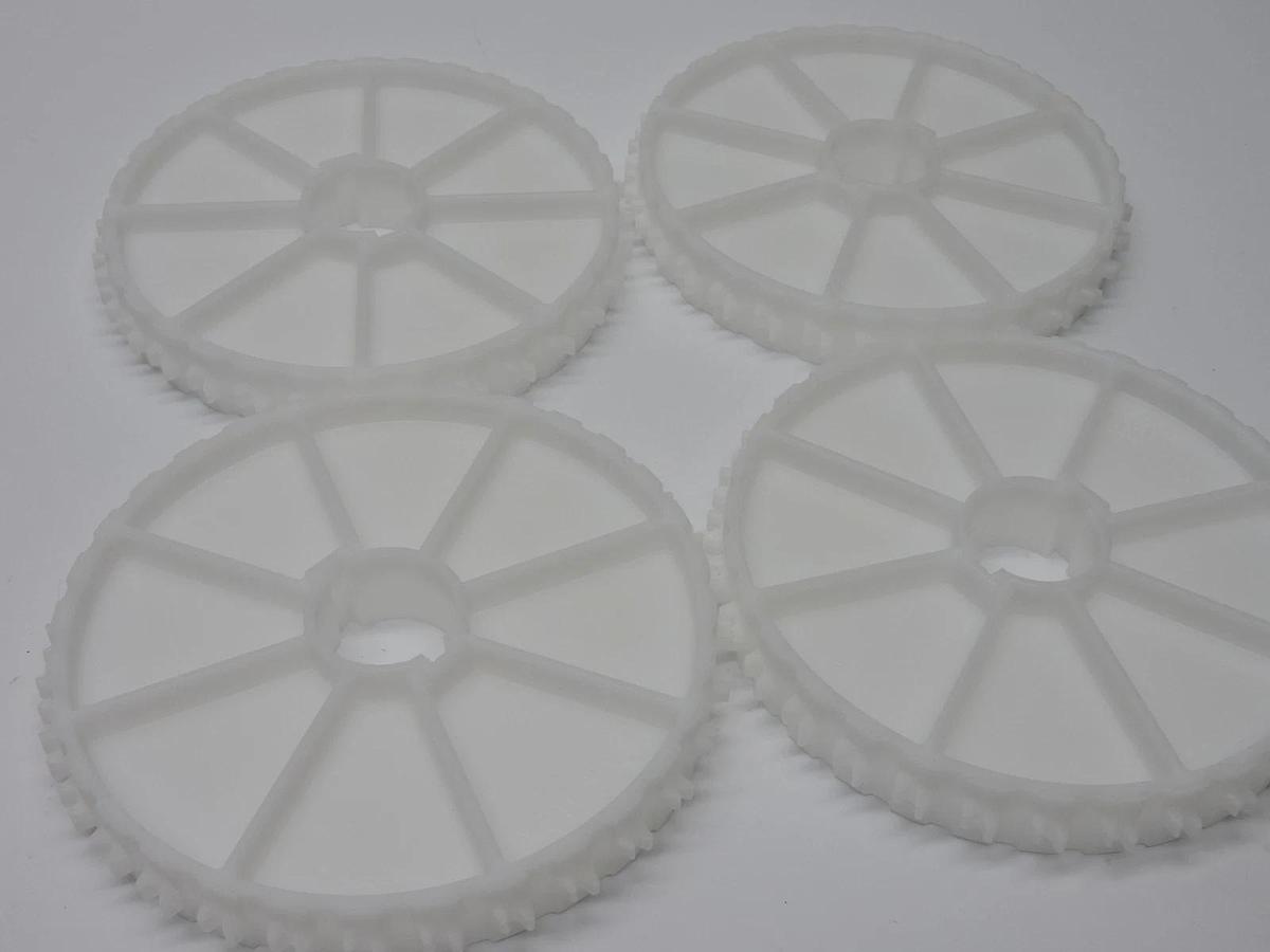 Lot of 4 - Intralox S1100 6.1" (32T) 1-1/4" Round Bore NEW