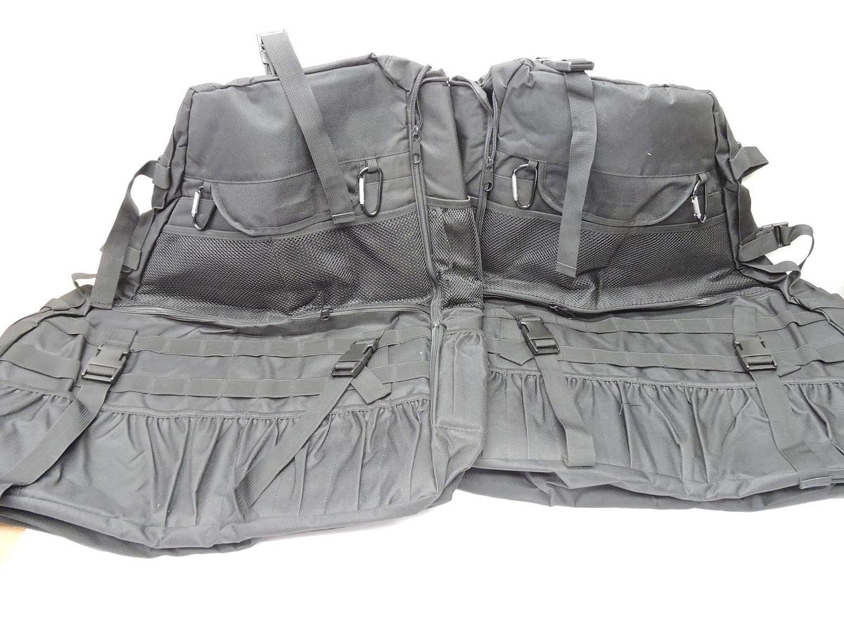 Aukmak Roll Bar Storage Bag Cage for 1997-2021 Jeep