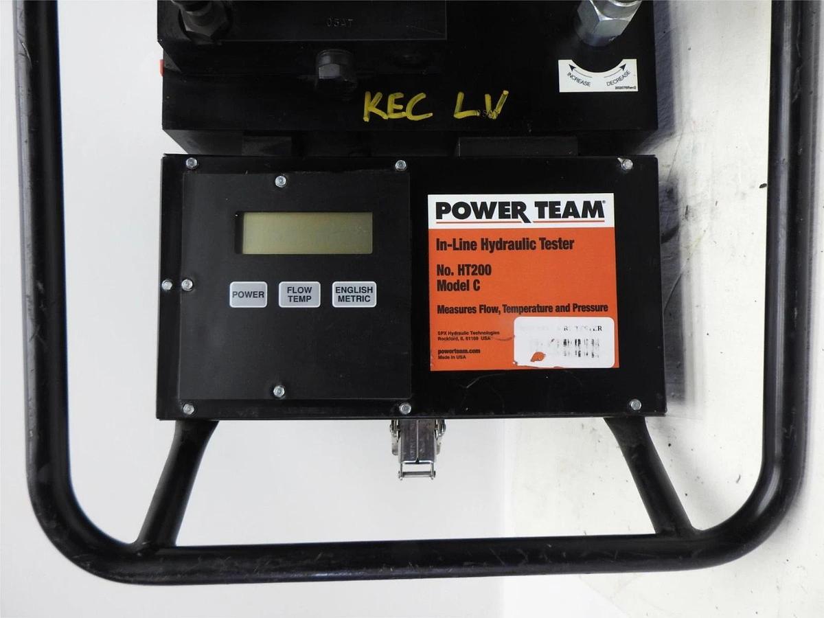 SPX Power Team HT200 In-Line Hydraulic Tester 200 GPM 0-5000 PSI - USED NICE -