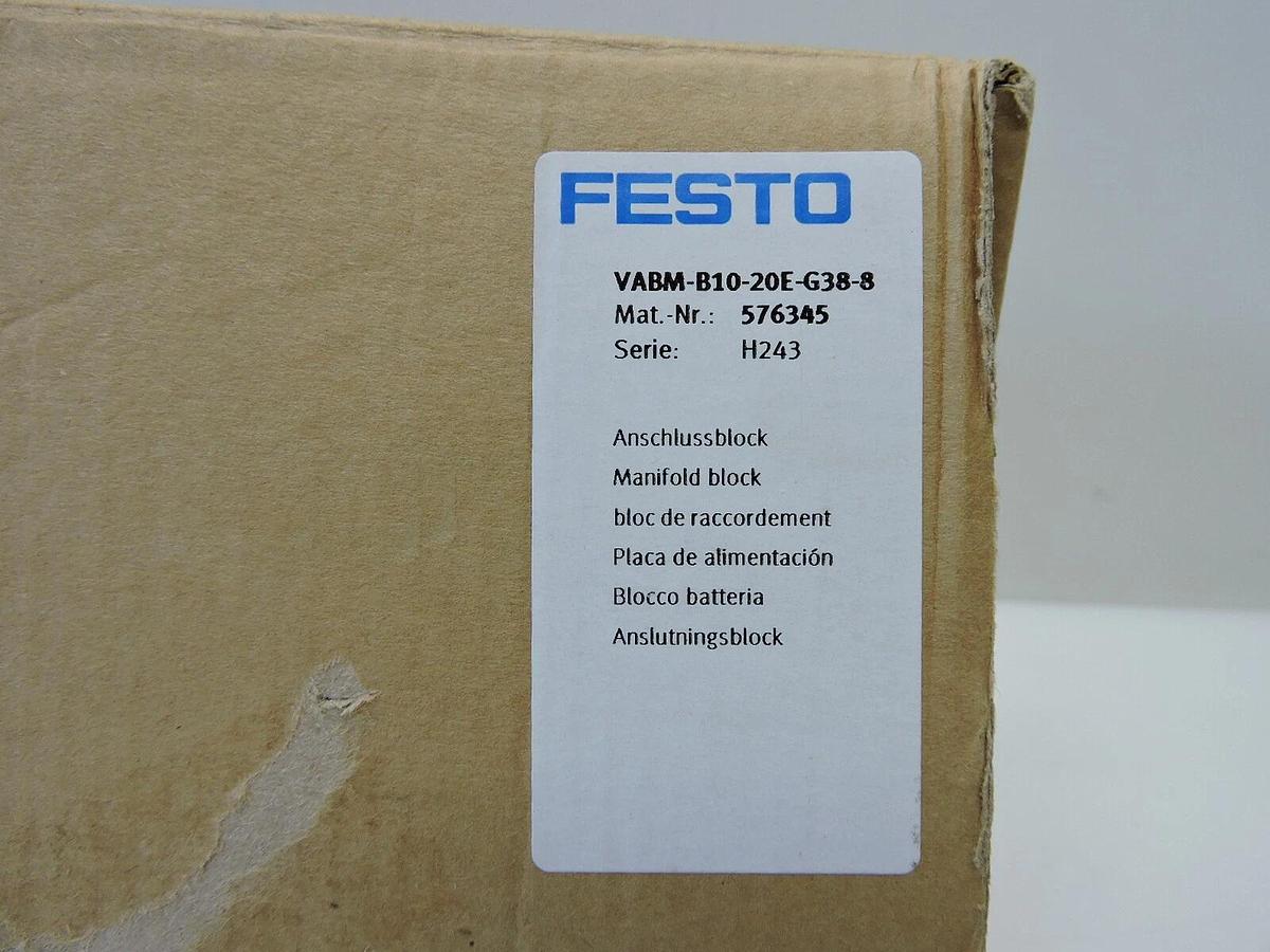 Festo Electric VABM-B10-20E-G38-8 / VABMB1020EG388 - NEW!