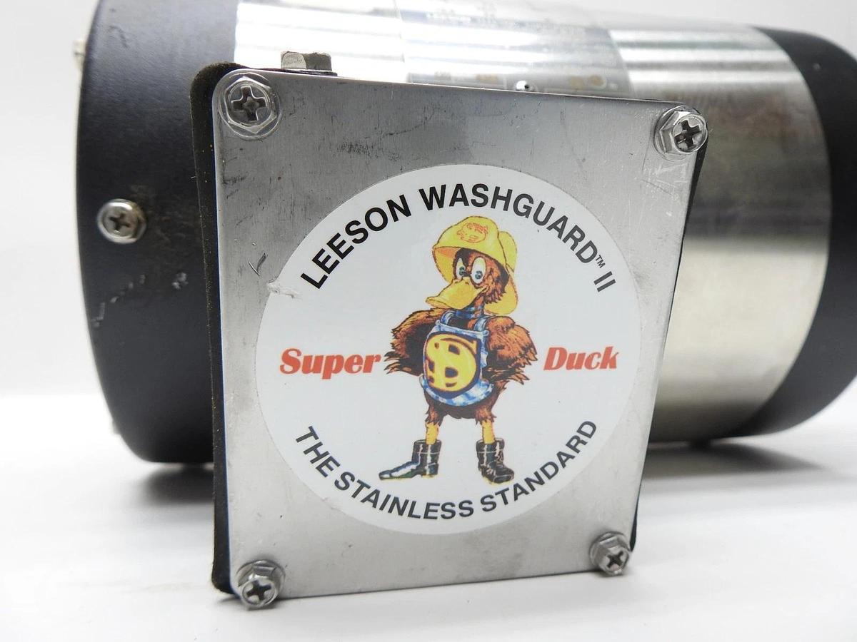 Leeson 114394.00 1/2HP Washdown Motor 3Ph 1800 RPM CZ6T17VC10D - BULK NEW!