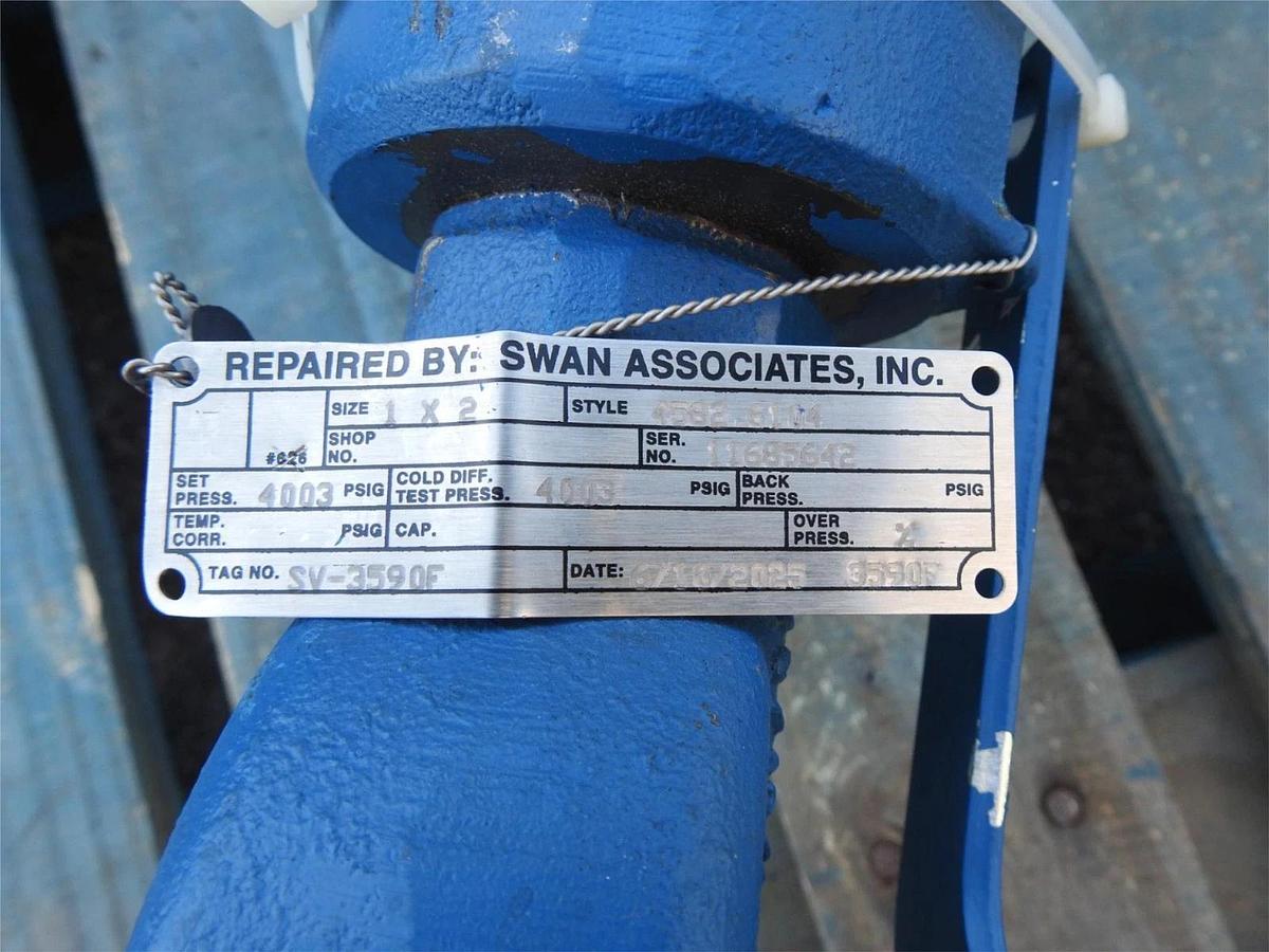 Leser 4582.6104 Flanged Safety Relief Valve 1x2 SV-3590F DN25 TUV-SV