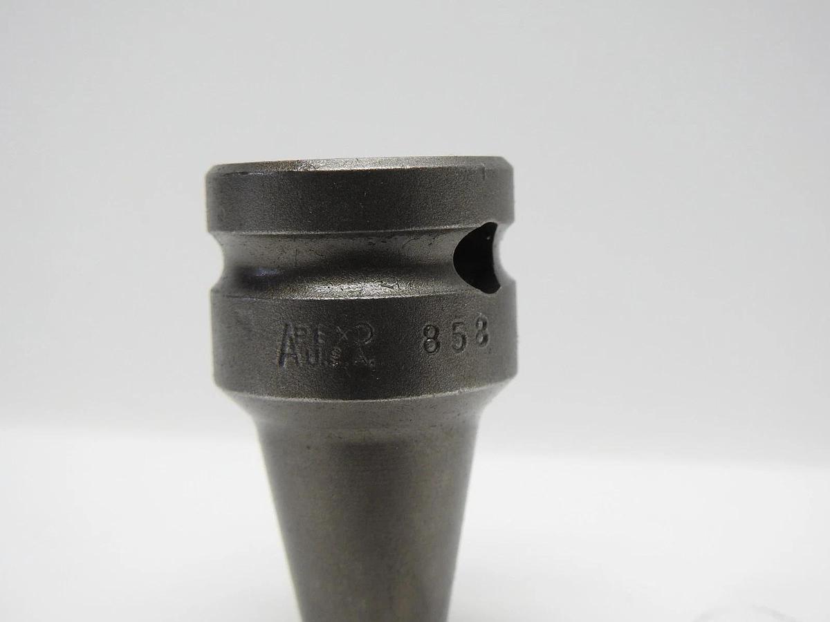 Apex 858 1/2'' Square Drive Bit Holder for 1/4" Hex Shank Insert Bit 1-3/4" L
