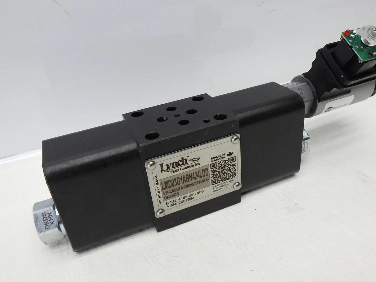 Lynch Fluid Controls LMD03G1ABN424LDD, VP-LMABA-D03GT21UAX-ON24DS - NEW READ DES