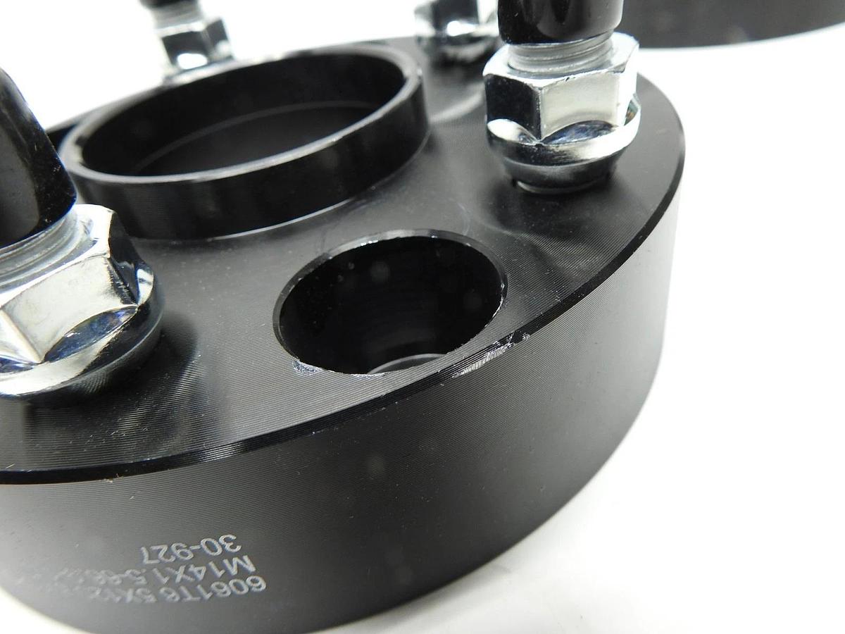 x2 1.5" 5x120 Wheel Spacers 66.9mm M14x1.5 for Camaro CTS Impala Equinox 6061T6