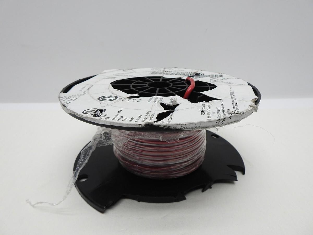 1015-12/65-2 Red Wire 65STR BC 2/64 PVC 50' Reel