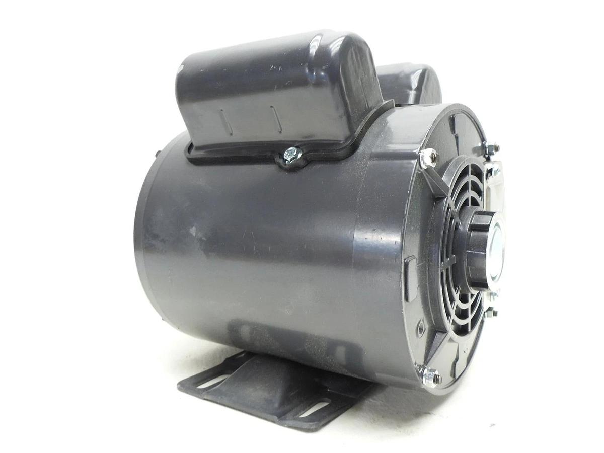 Techtop Single Phase Motor 1 HP, 3480 RPM, Frame 56, 8.44 Amps SLA 56 1Z2L NEW!