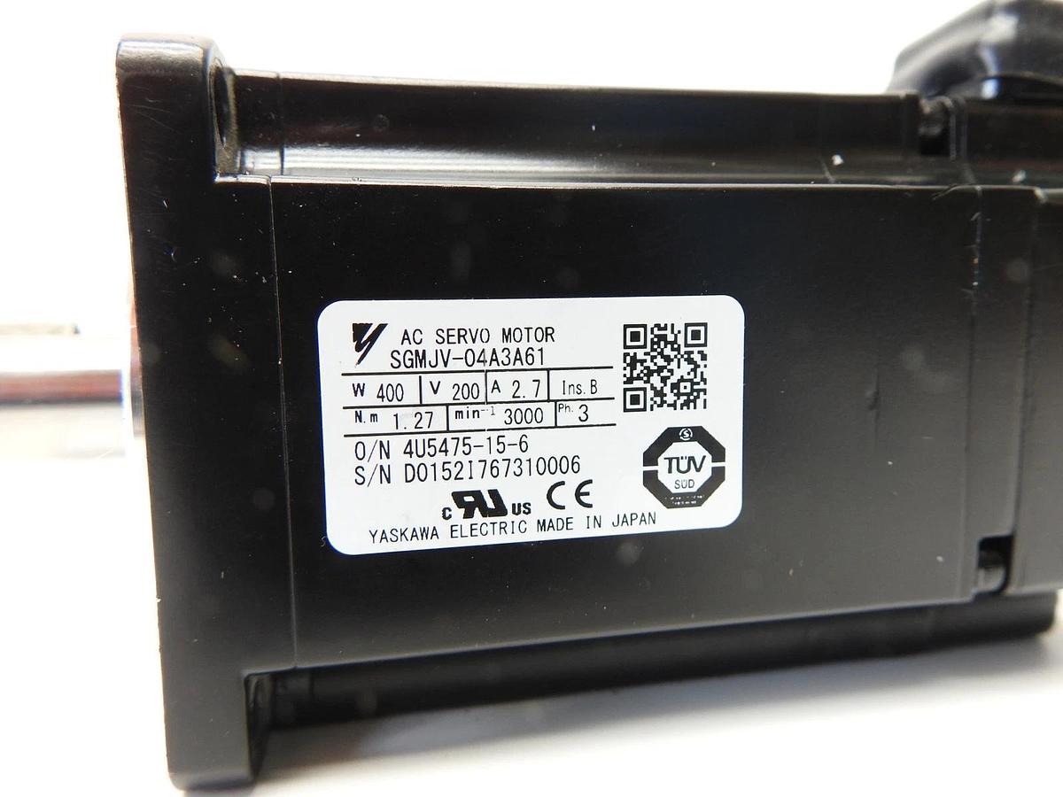 YASKAWA ELECTRIC SGMJV-04A3A61 Servo Motor Sigma 5 200 VAC ~ USA SHIPPED ~