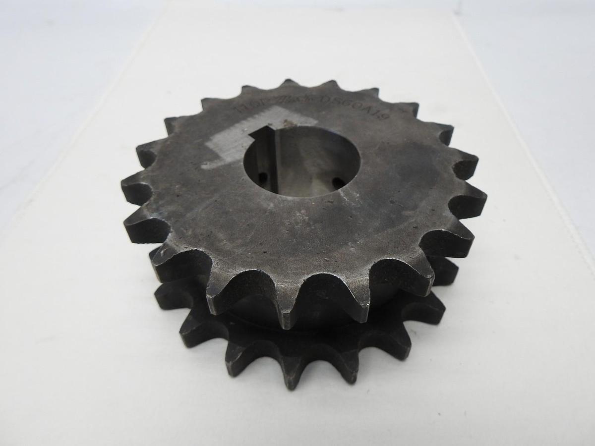 Martin DS60A19 Double Single Reborable Roller Chain Sprocket - NEW OLD STOCK