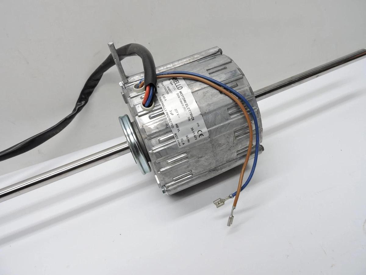 RPM SPA Motor Type 11082100, 6680177 65W, 1380 RPM, 277V Riello Motori Elettrici