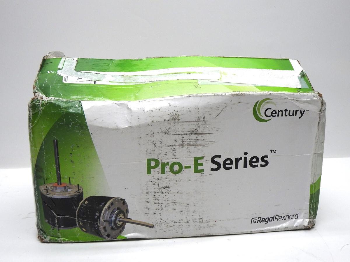 Century Motors EM3729F Condenser Fan Motor Pro-E Series PSC 1/3 HP 1075 RPM NEW