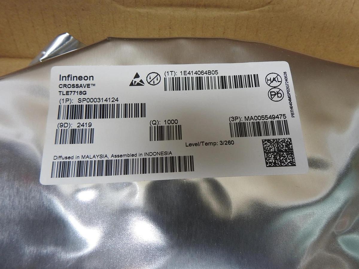1000/pk - Infineon TLE7718G (TLE7718GXUMA1) PG-DSO-52 Integrated Circuits - OEM