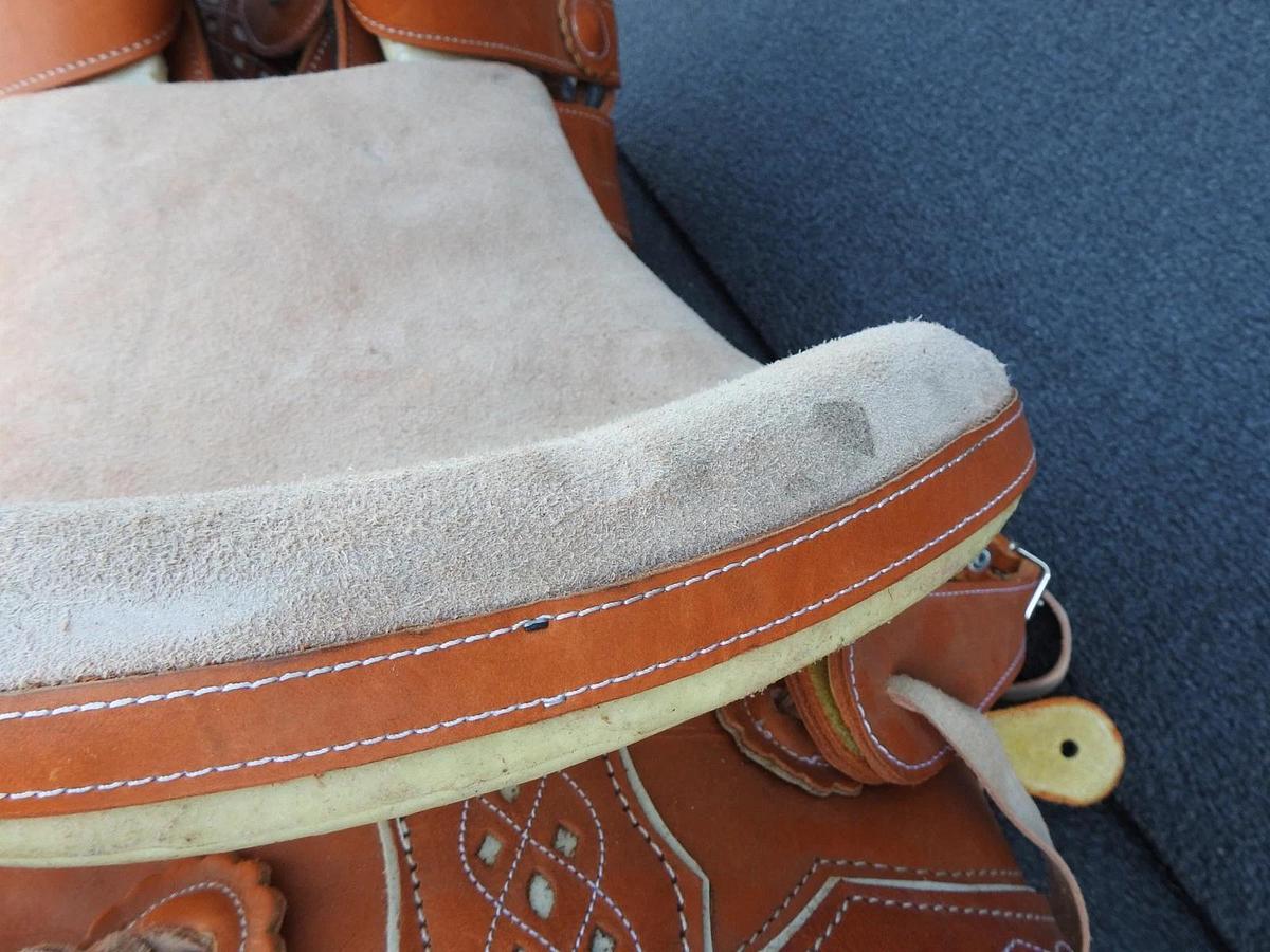Mexican Charreria Riding Leather Saddle (Montura Charra) Mexican Horse Saddle