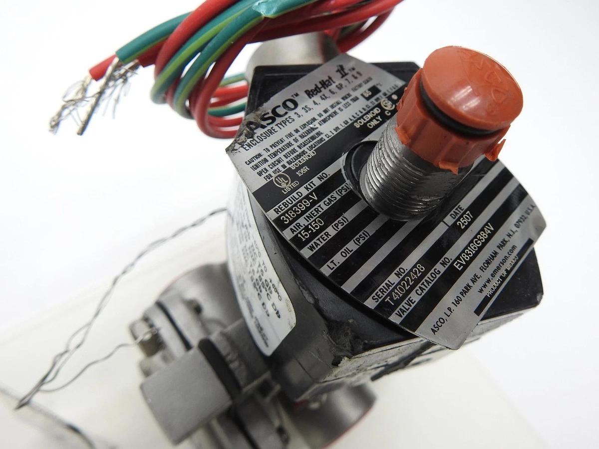 ASCO EV8316G384V 1.4 W LOW POWER SOLENOID VALVE 24DC - NOB NEW!