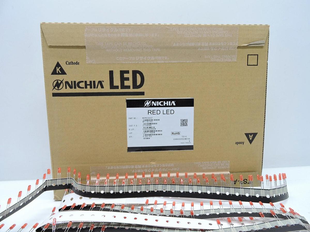 Nichia LED Red Led (4,000 PCS) WFT-421300 NSPR336 CST - NEW!