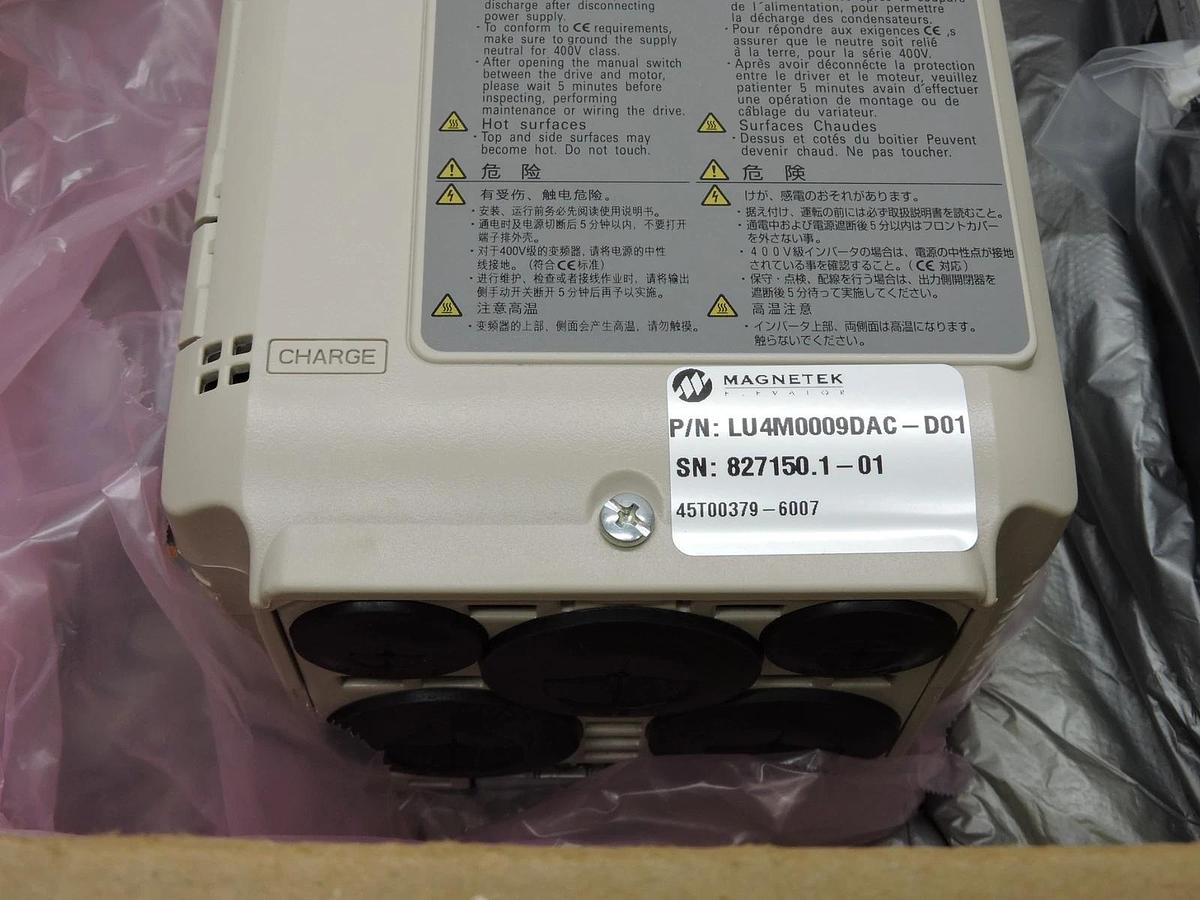 Yaskawa CIMR-LU4A0009DAC Elevator AC Drive L1000,480V 3PH,9.2A LU4A0009DAC - NEW