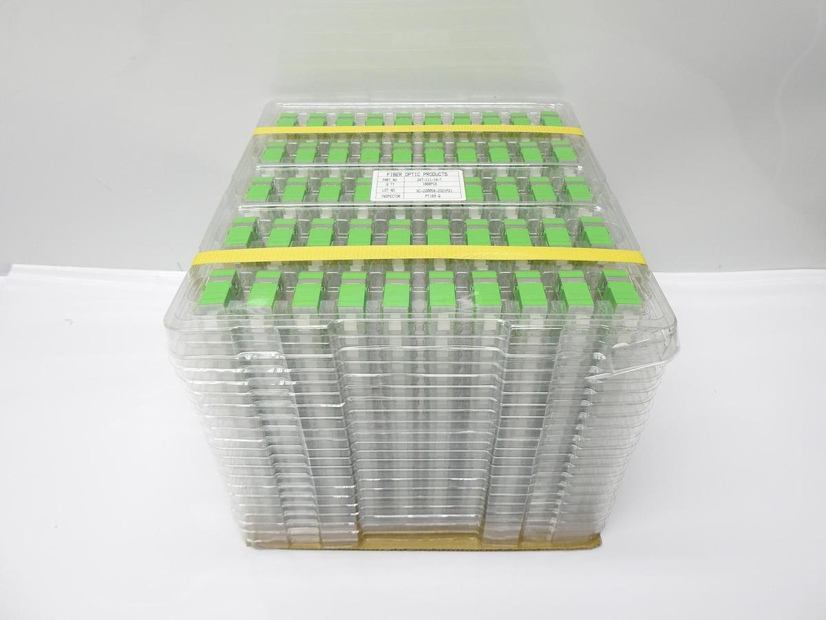 1000/pcs Senko 247-111-1N-T SC-APC FEMALE / SC-APC FEMALE SIMPLEX GREEN SC APC