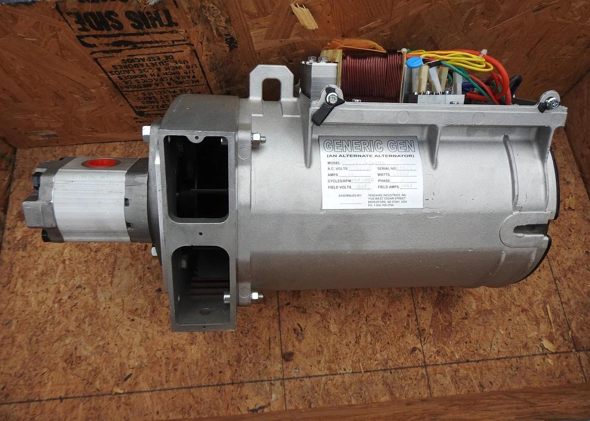 GENUINE Haulotte 4000003150 Generator Hyd-12Kw, 220V, 60Hz - NEW READ DESC