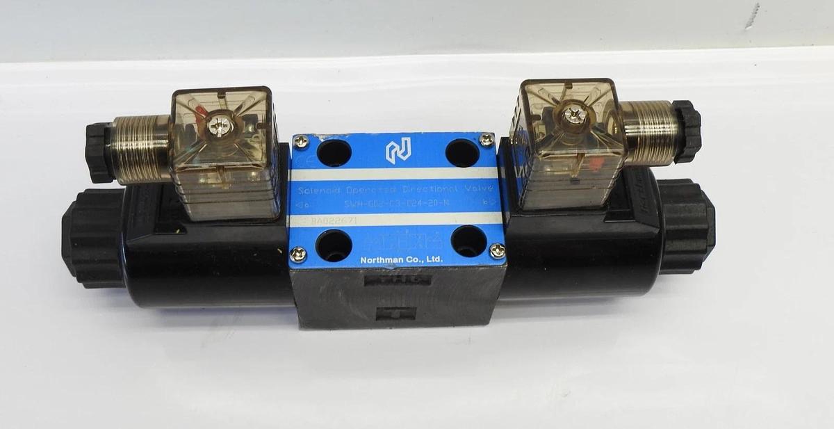 Northman SWH-G02-C3-D24-20-N Solenoid Operated Directional Valve - NEW